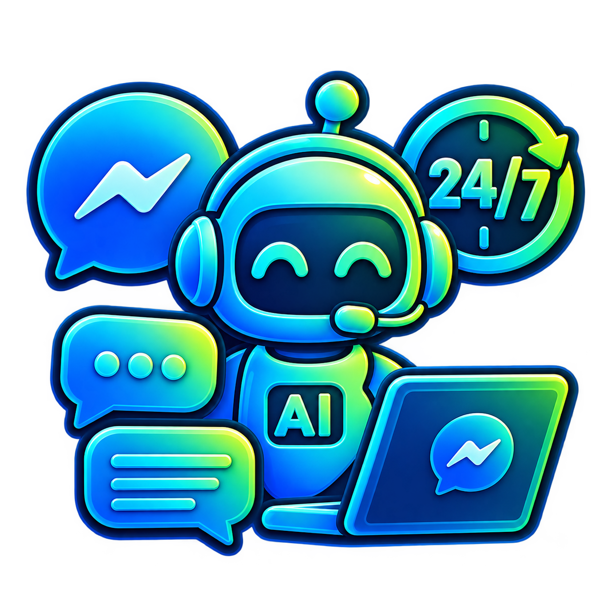 Bonus 03: 24/7 AI Assistant Messenger (Meta Business Suite)